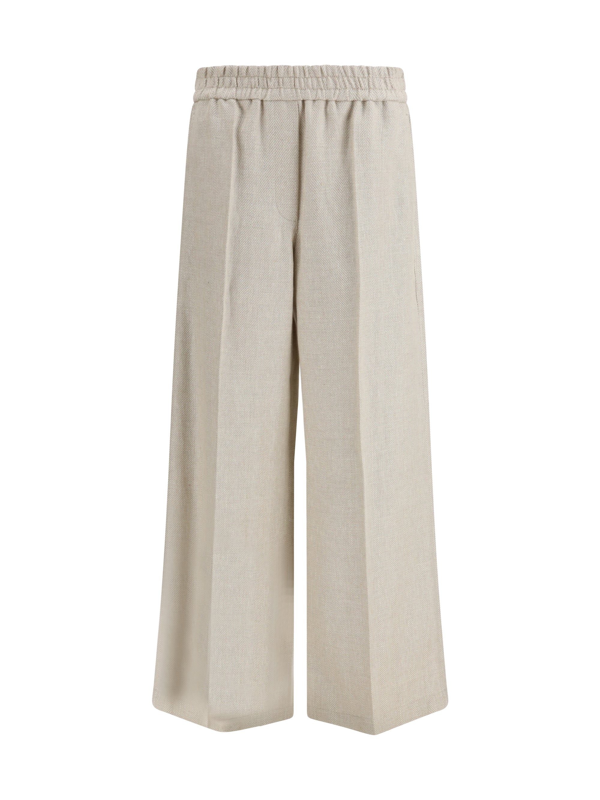 Brunello Cucinelli Women Elasticated-Waistband Pants