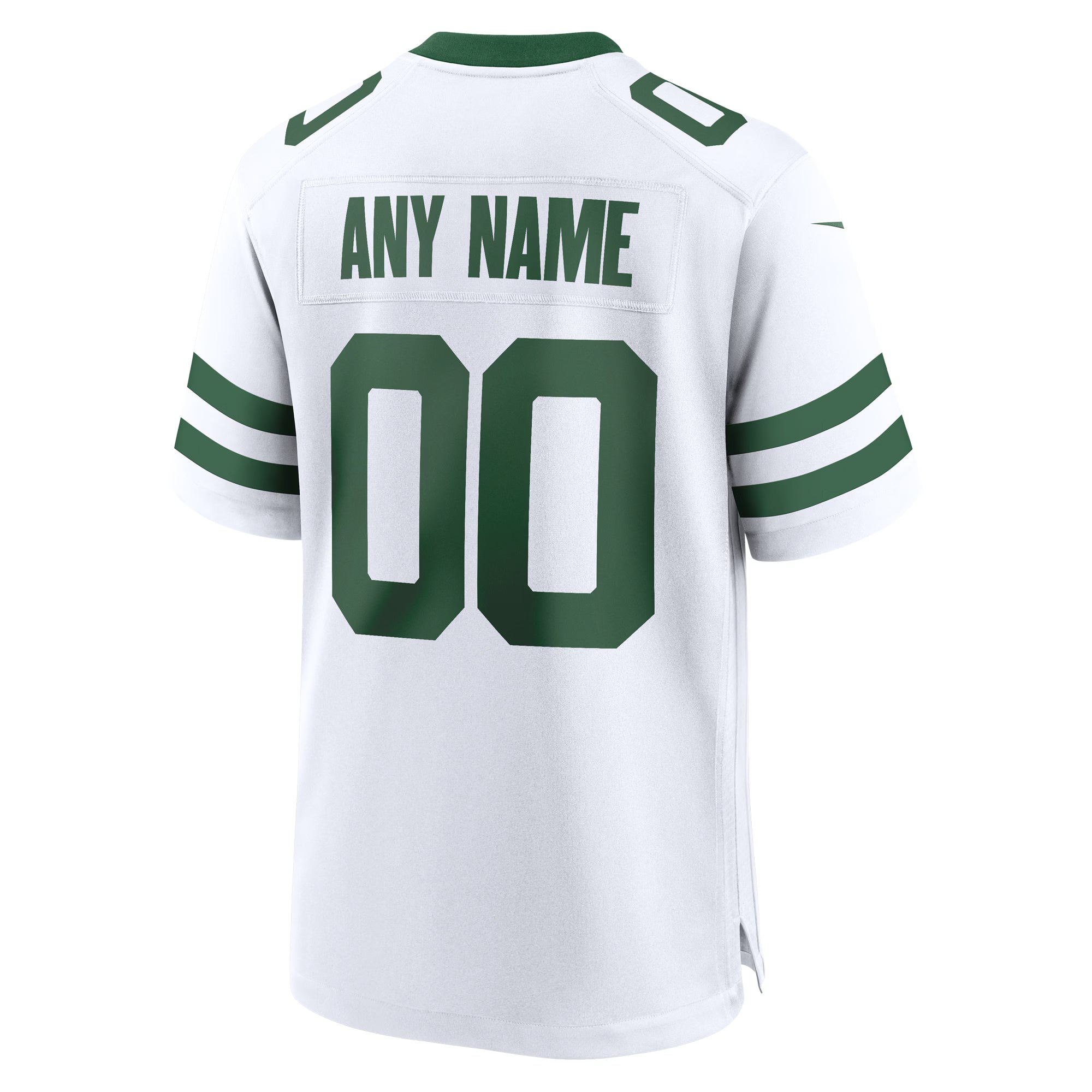 New York Jets Legacy White Custom Game Jersey