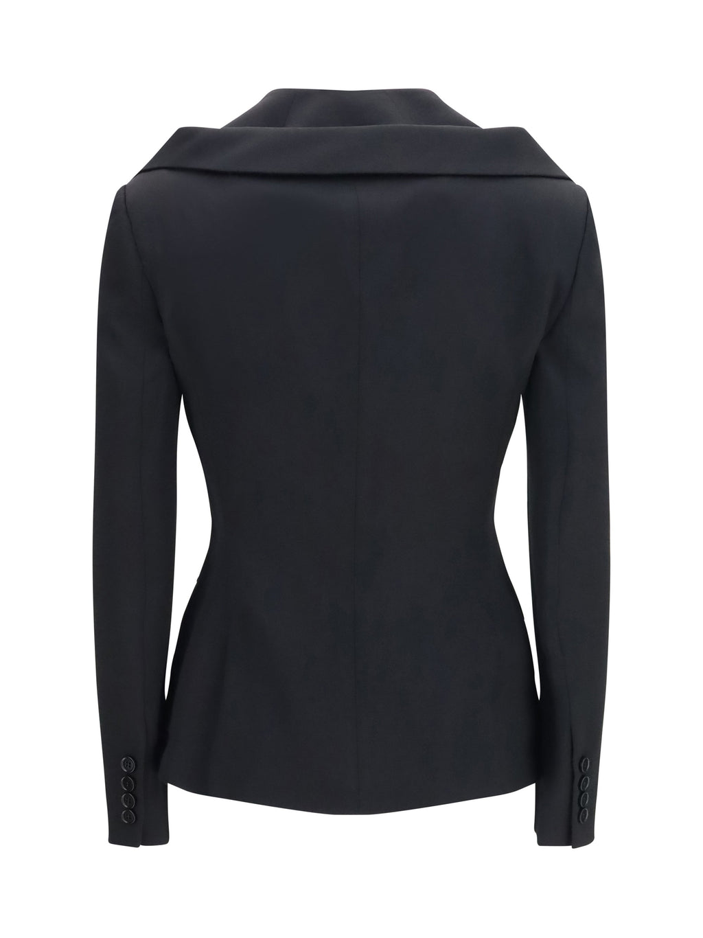Alexander Mcqueen Women Structured Off-Shoulder Jacket With Harness Details