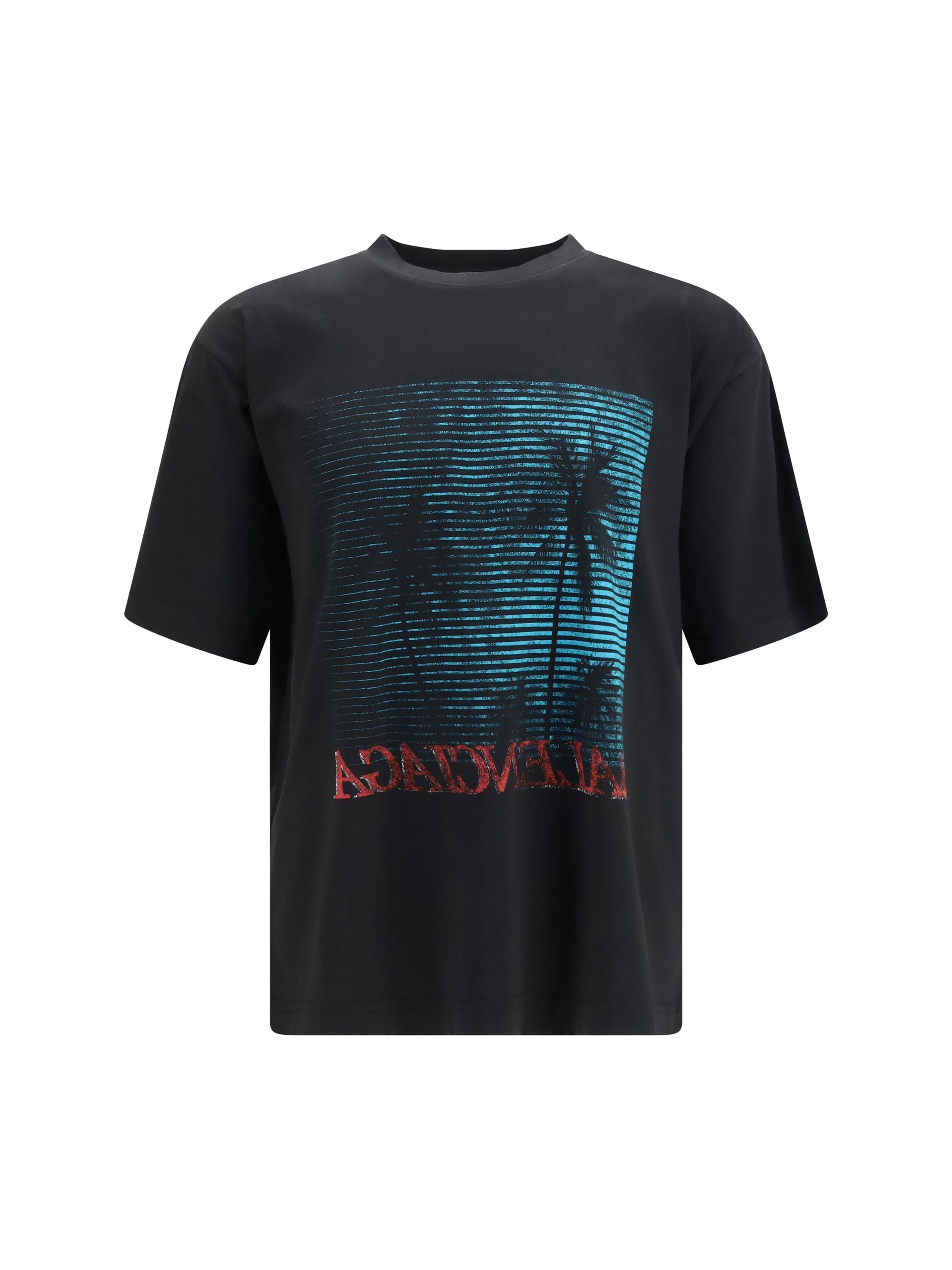 Balenciaga Men Graphic Print T-Shirt