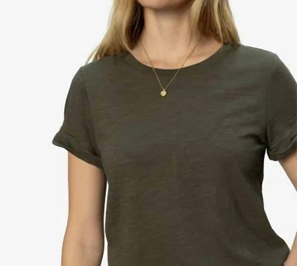 Remix Perfect Tee In Kalamata Olive