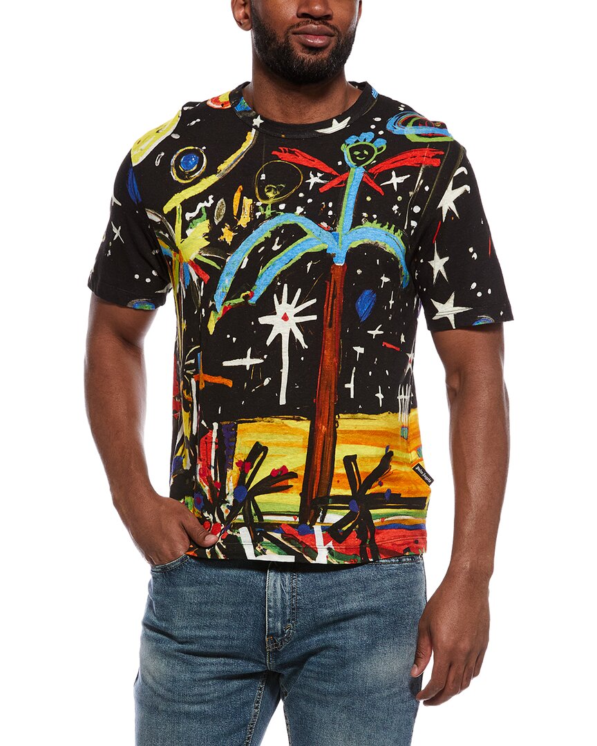 Palm Angels Linen-Blend T-Shirt