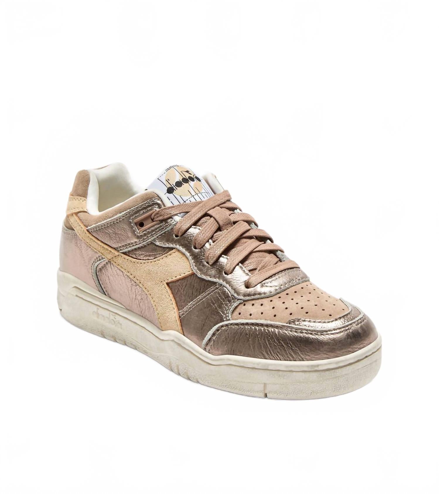 Men's Uniform Heritage Leather Sneaker In Brown