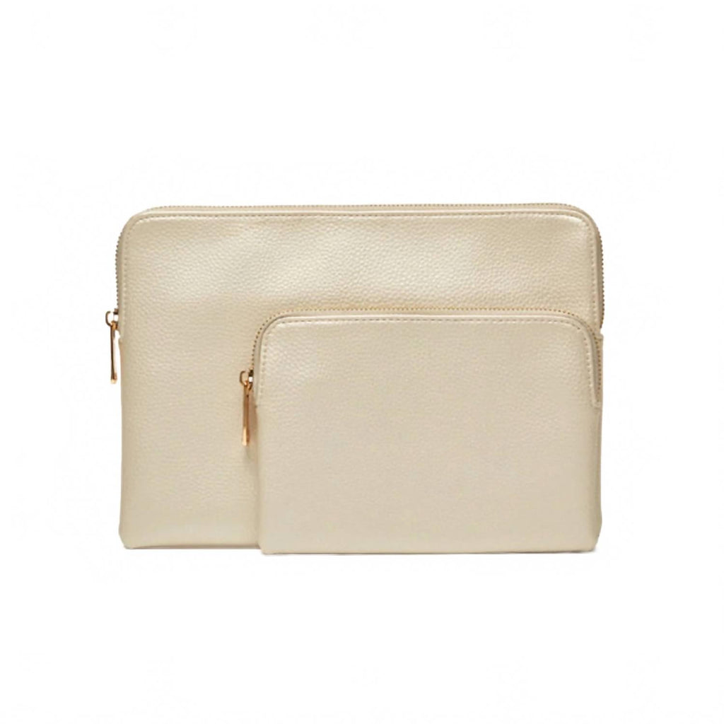 Women's Mia Pouch - 2 Piece In Champagne