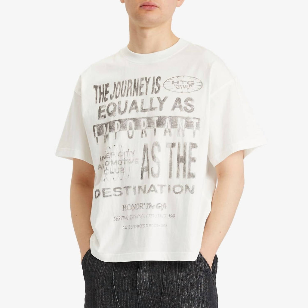 Travelled Journey Tee In White