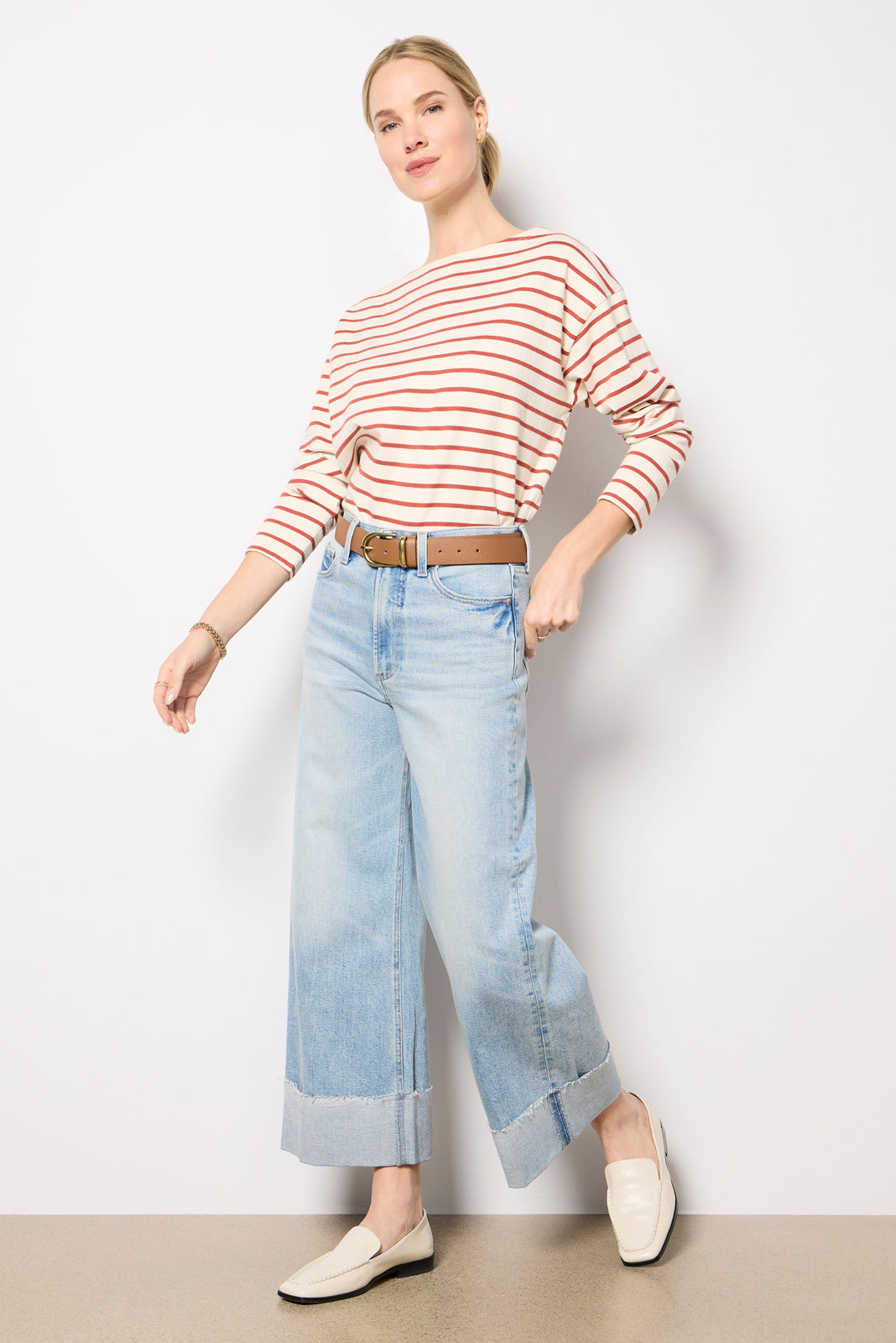 Women's Sport Jersey Boatneck Top