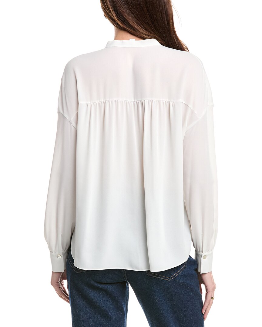 Vince Front Pleat Blouse