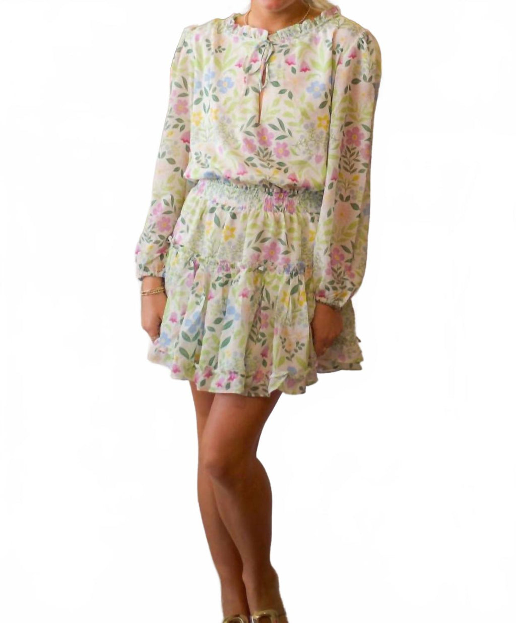 Freya Dress In Wildflowers