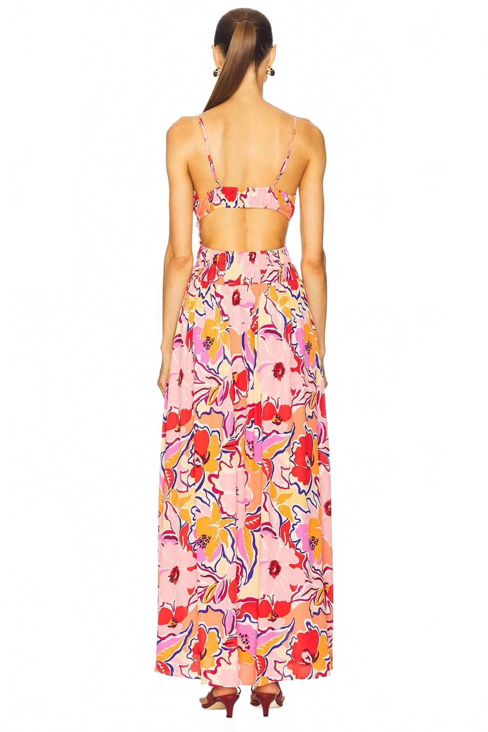 Tala Maxi Dress In Lost In The Blooms