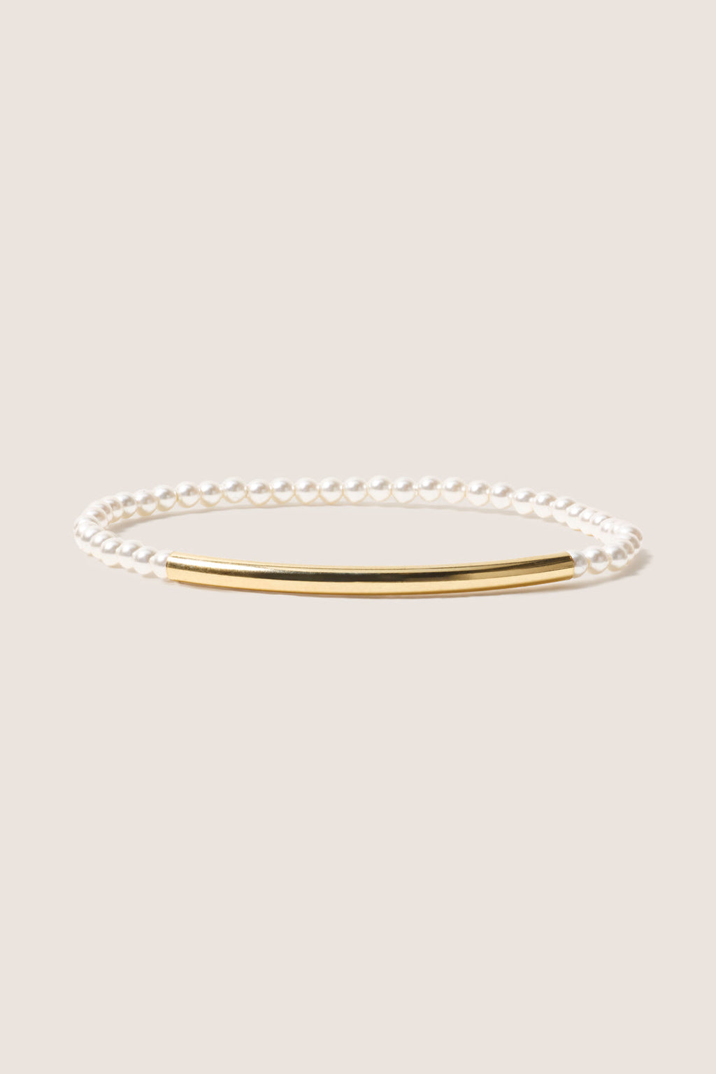 Women's Bliss Bar Smooth Pearl 3mm Bracelet