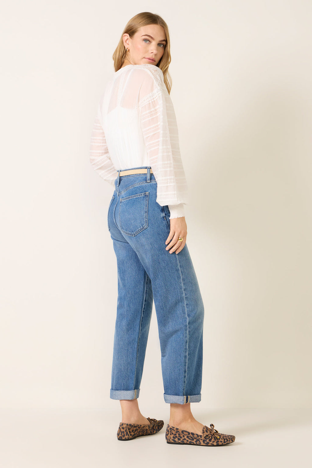 Women's Donny Rolled Hem Boyfriend Jean