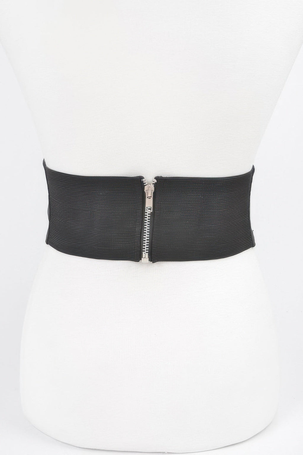 Wide Corset-Style Elastic Waist Cinch Belt