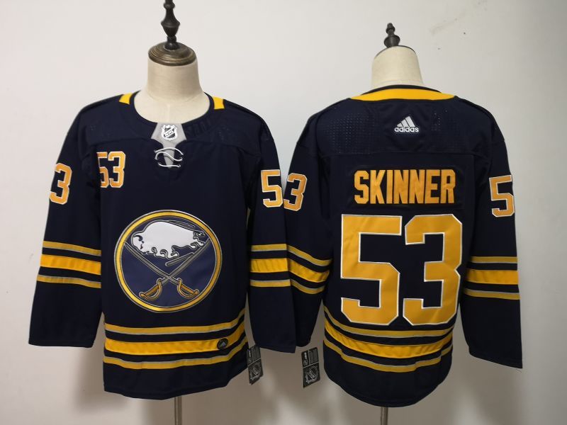 Men's Buffalo Sabres Jeff Skinner #53 Navy Replica Player Jersey1