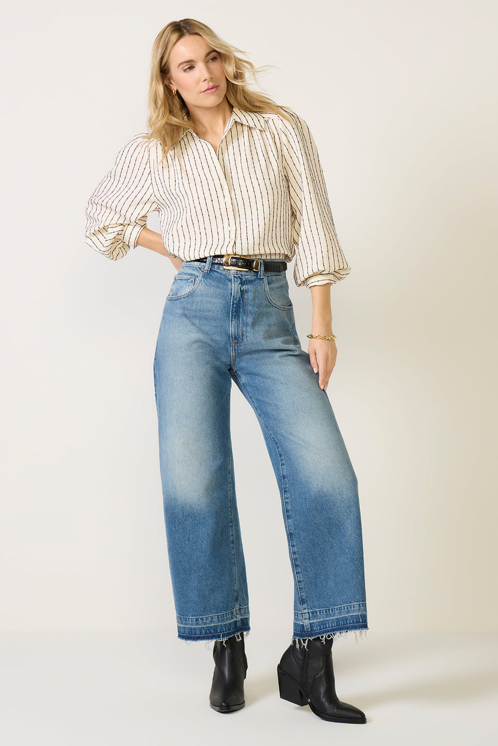 Women's Sadie Slub Stripe Shirt