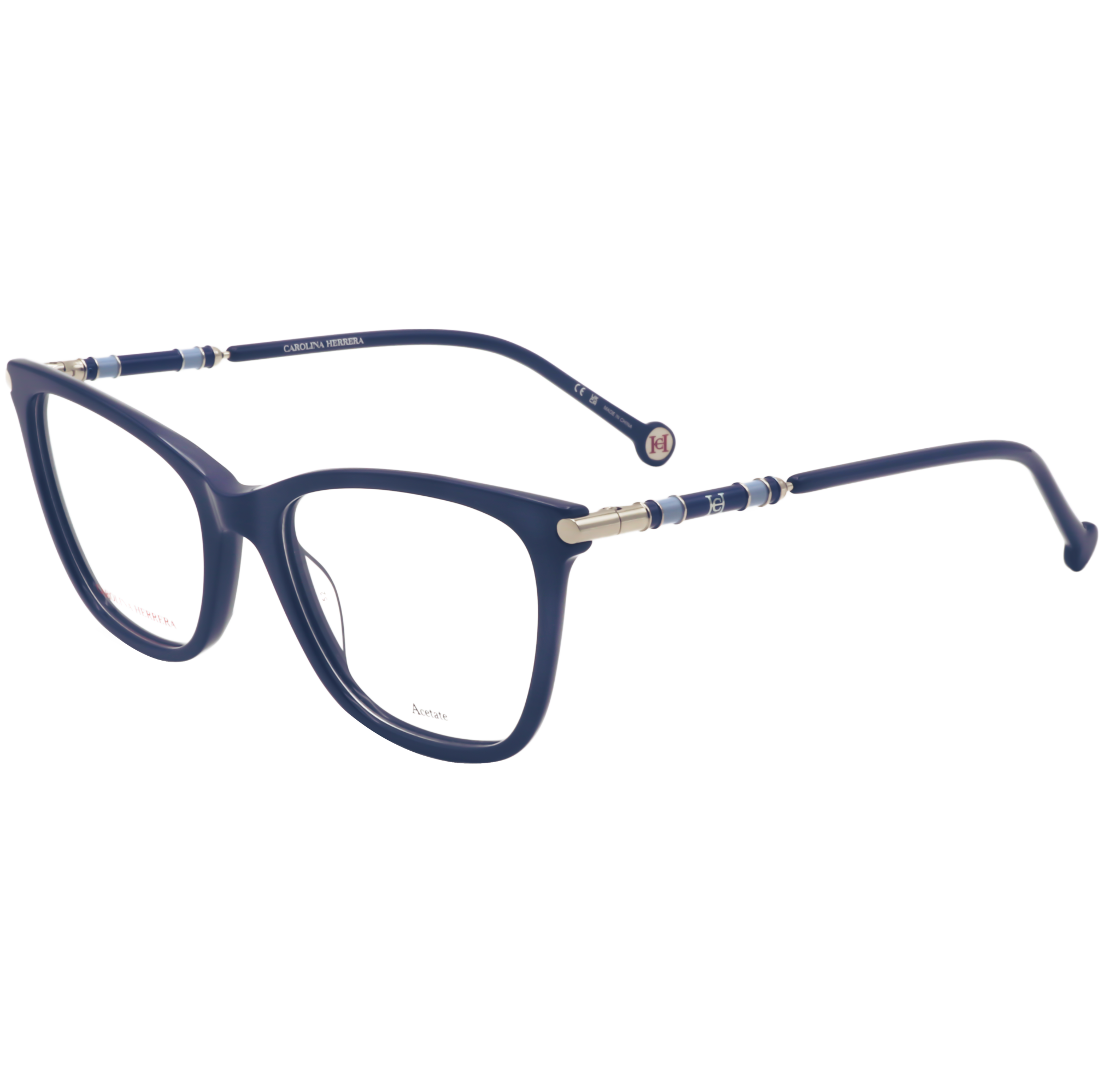 Carolina Herrera Women's 53 mm Blue Opticals