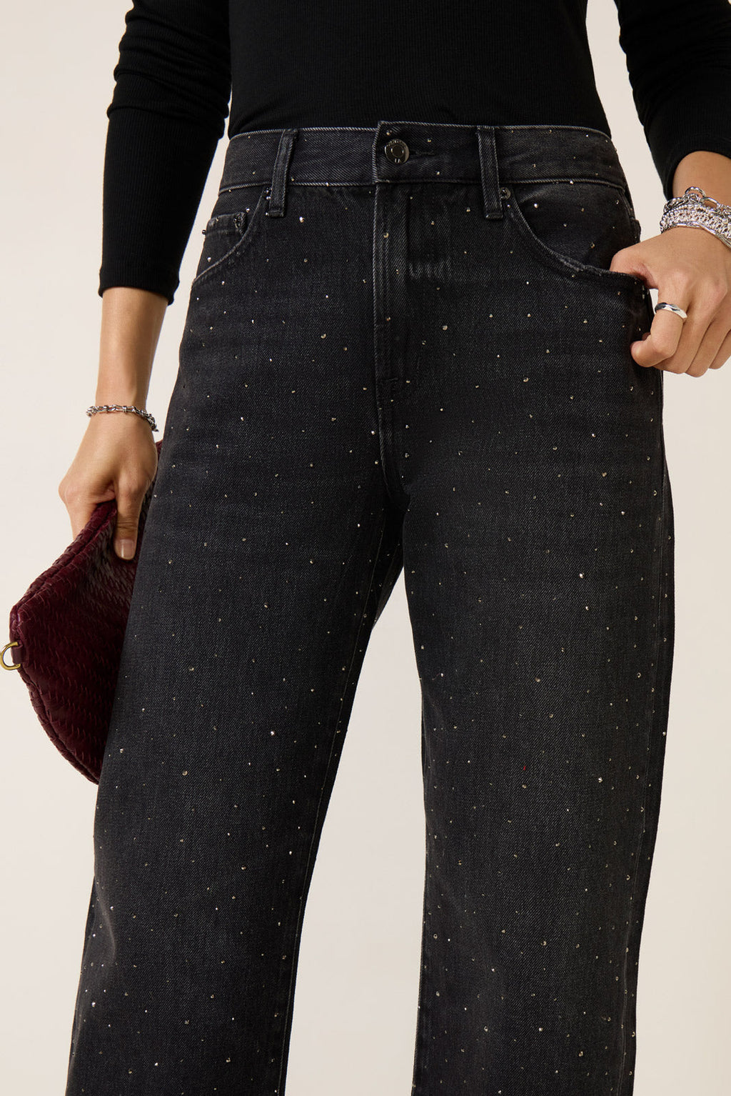 Women's Lexi Sparkle Barrel Jean