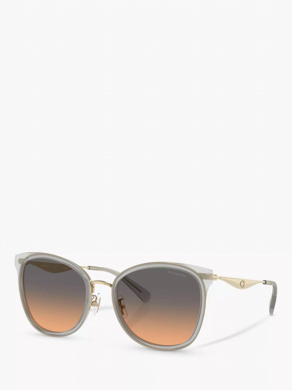 Women's Hc 7170 Sunglasses In Light Gold/dove Grey