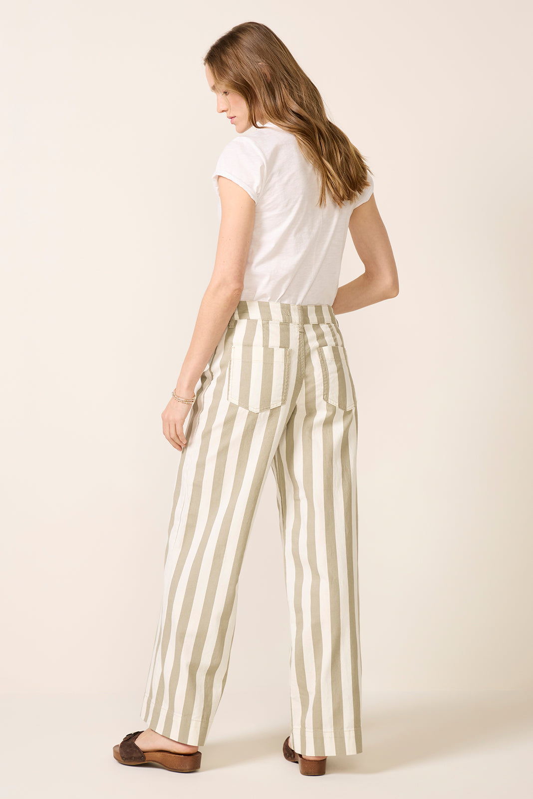 Women's Maker Wide Leg Stripe Pants