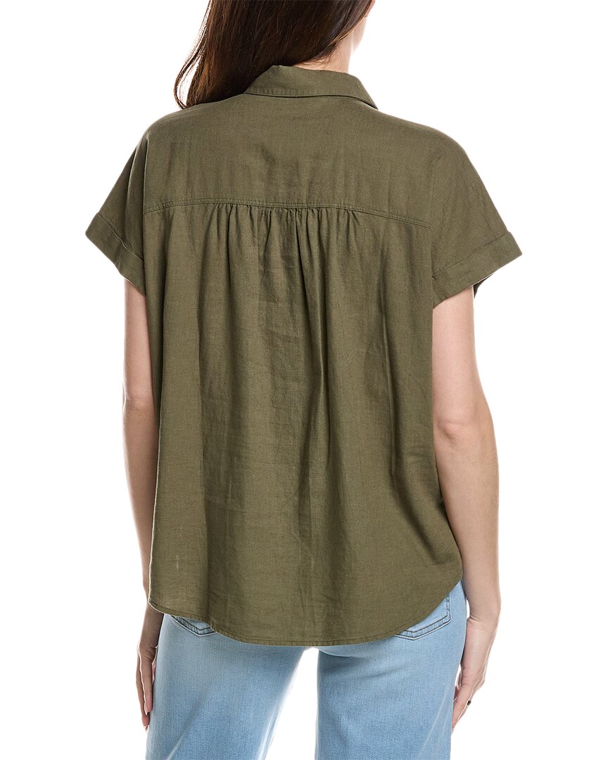 7 For All Mankind Easy Linen-Blend Shirt