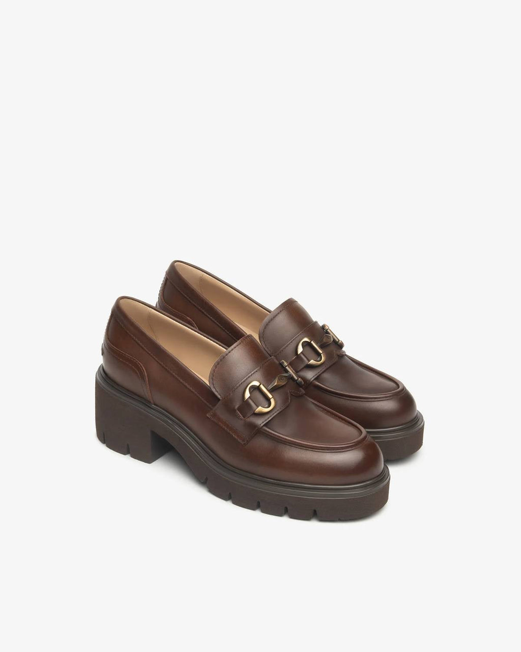Women's Delgado Marrone Platform Loafer In Brown