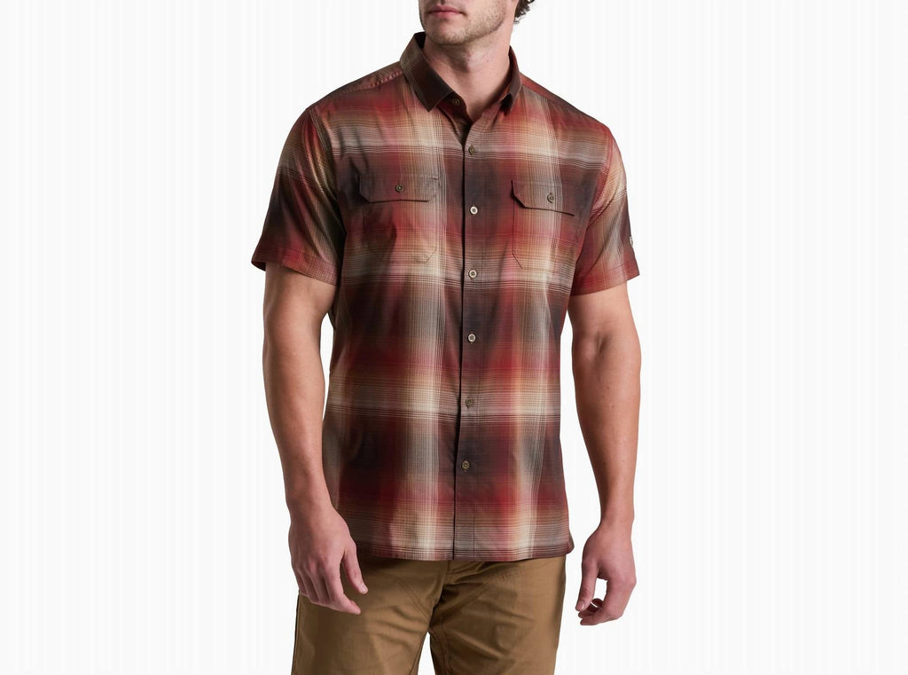Response Short Sleeve Shirt In Red Clay