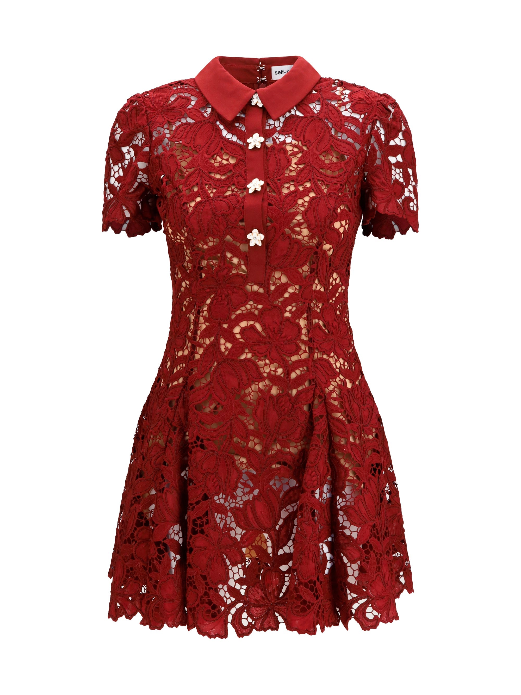 Self-Portrait Women Short Lace Dress