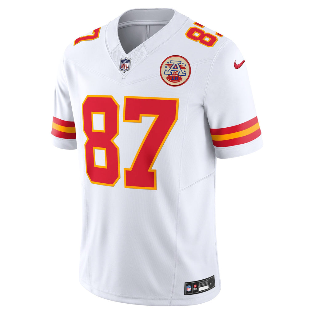 Kansas City Chiefs Travis Kelce White Vapor F.U.S.E. Limited Jersey