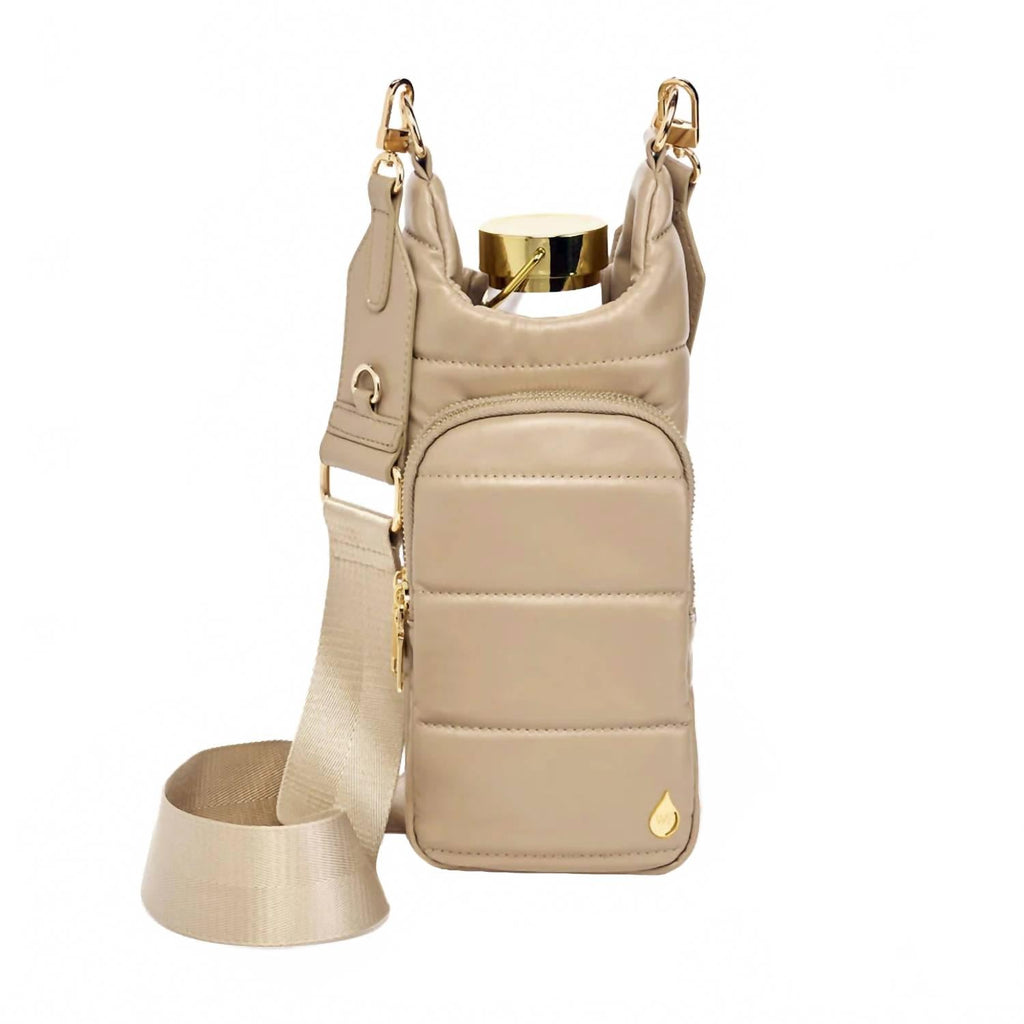 Women's Vegan Leather Hydrobag With Strap Bundle In Beige Melange