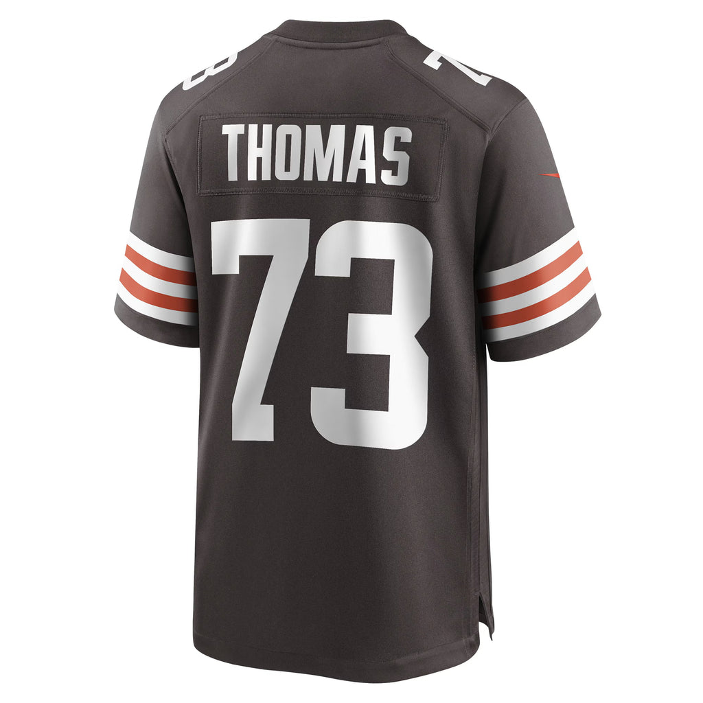 Cleveland Browns Joe Thomas Brown Retired Game Player Jersey