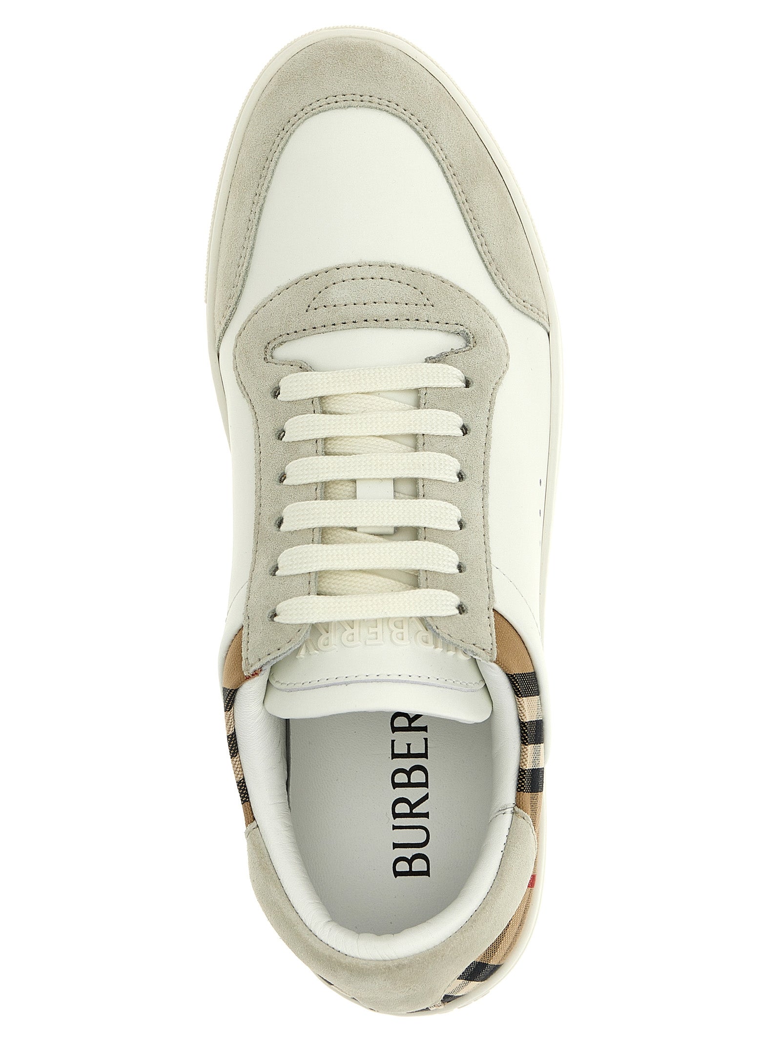 Burberry Men Check Sneakers