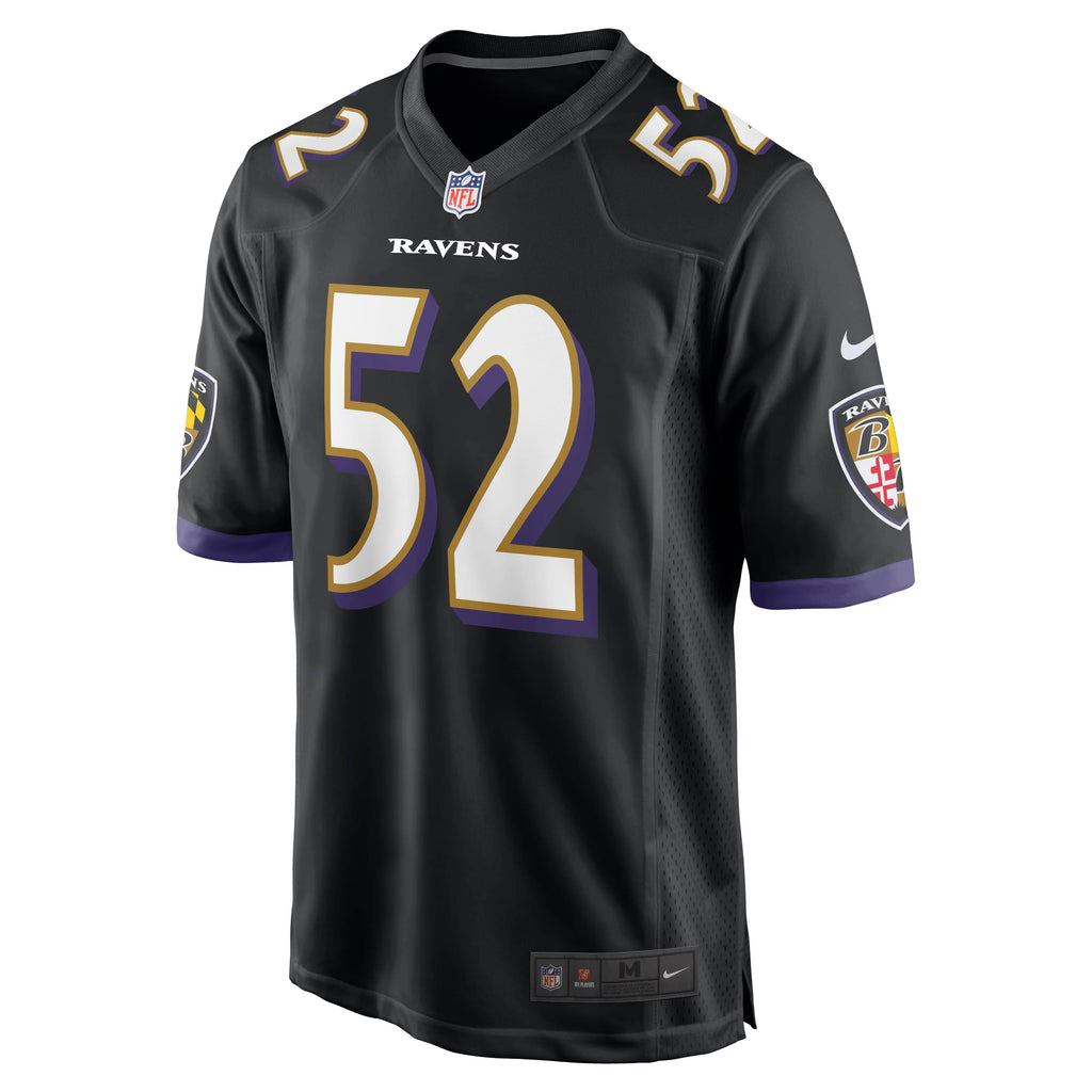 Baltimore Ravens Ray Lewis Black Retired Player Alternate Game Jersey