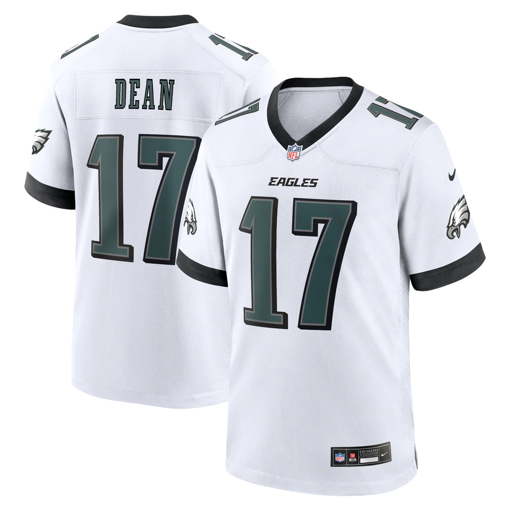 Philadelphia Eagles Nakobe Dean White White Game Jersey