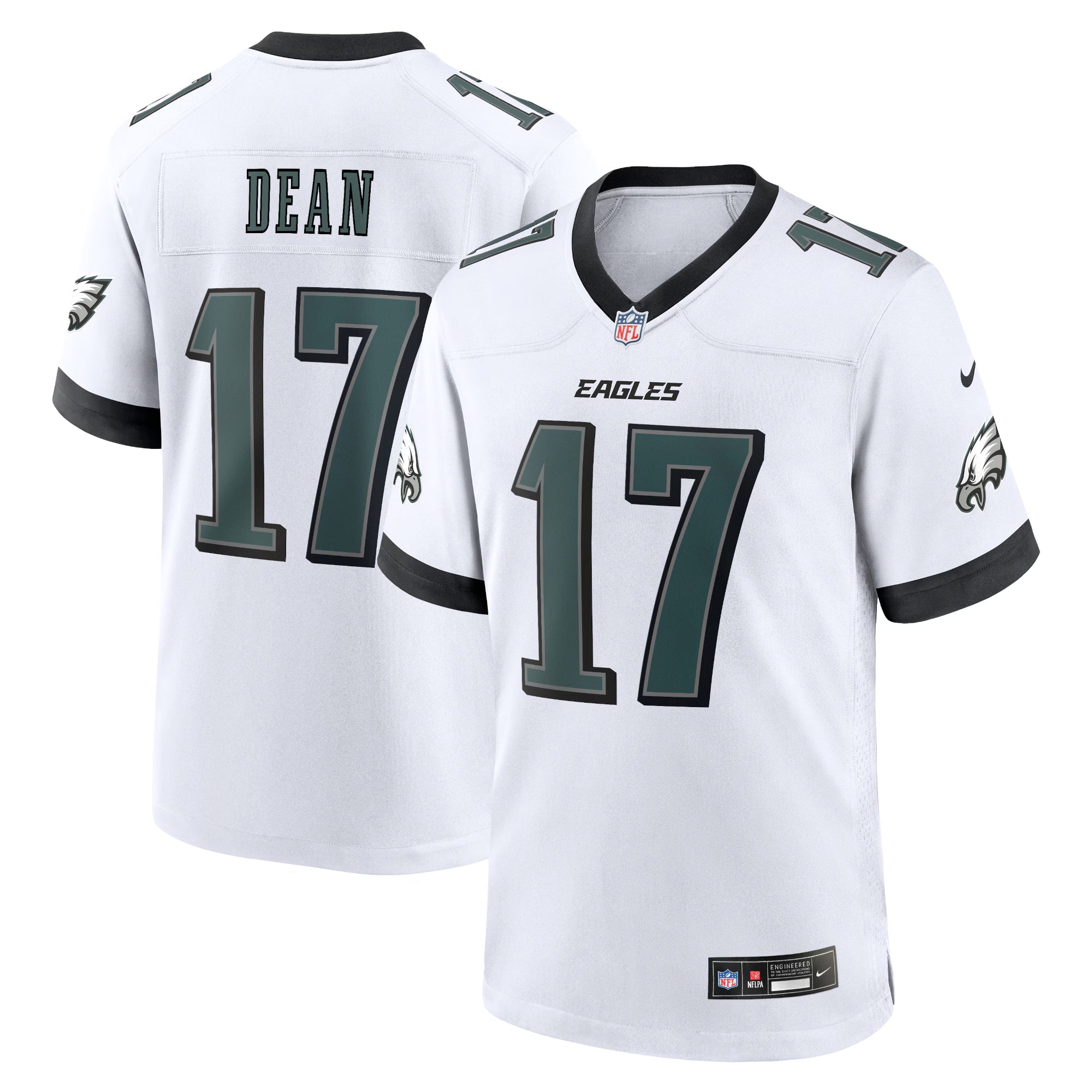 Philadelphia Eagles Nakobe Dean White White Game Jersey