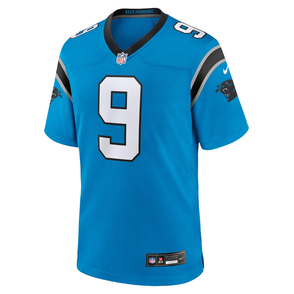 Carolina Panthers Bryce Young Blue Alternate Game Jersey