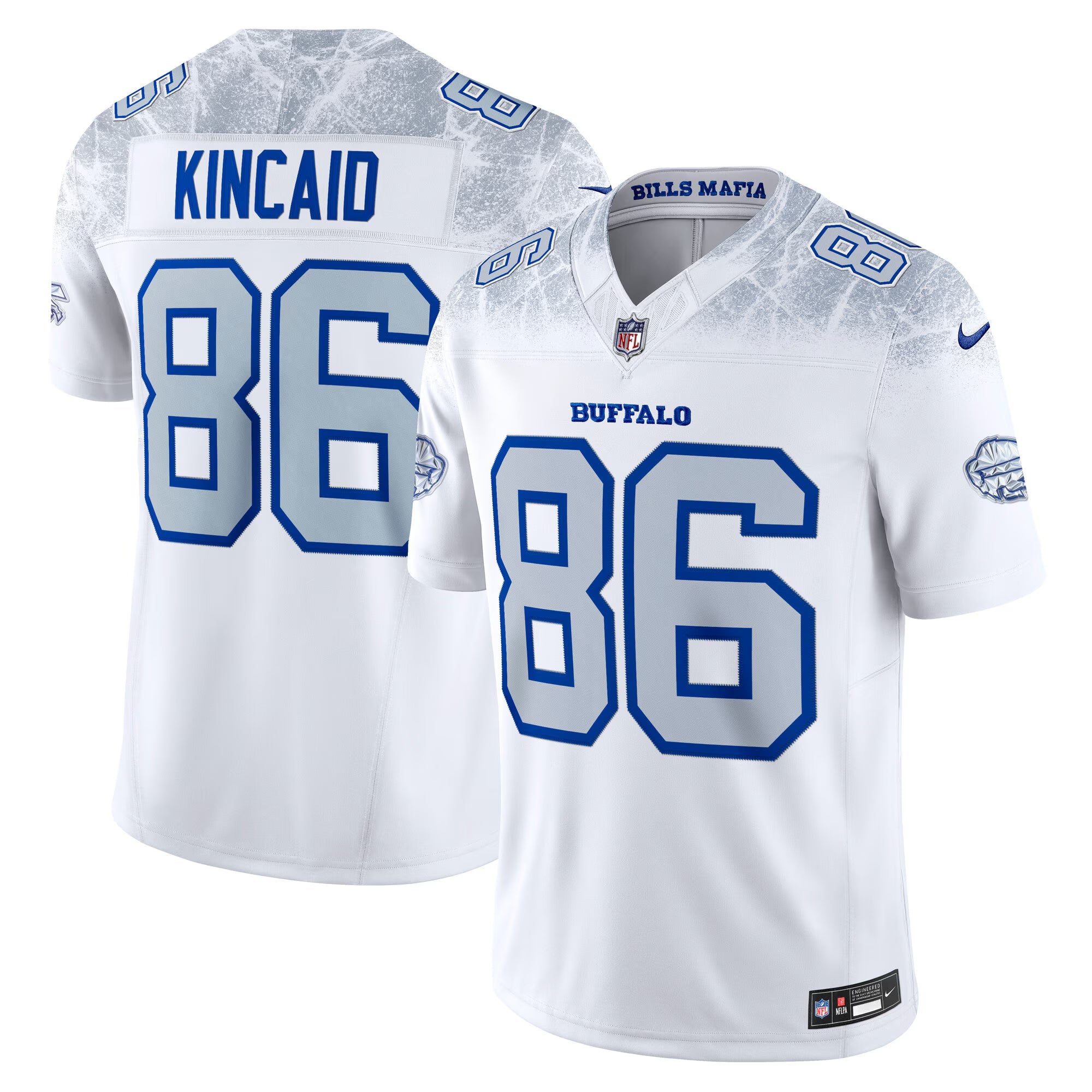 Buffalo Bills Dalton Kincaid White 2025 Rivalries Collection Limited Jersey