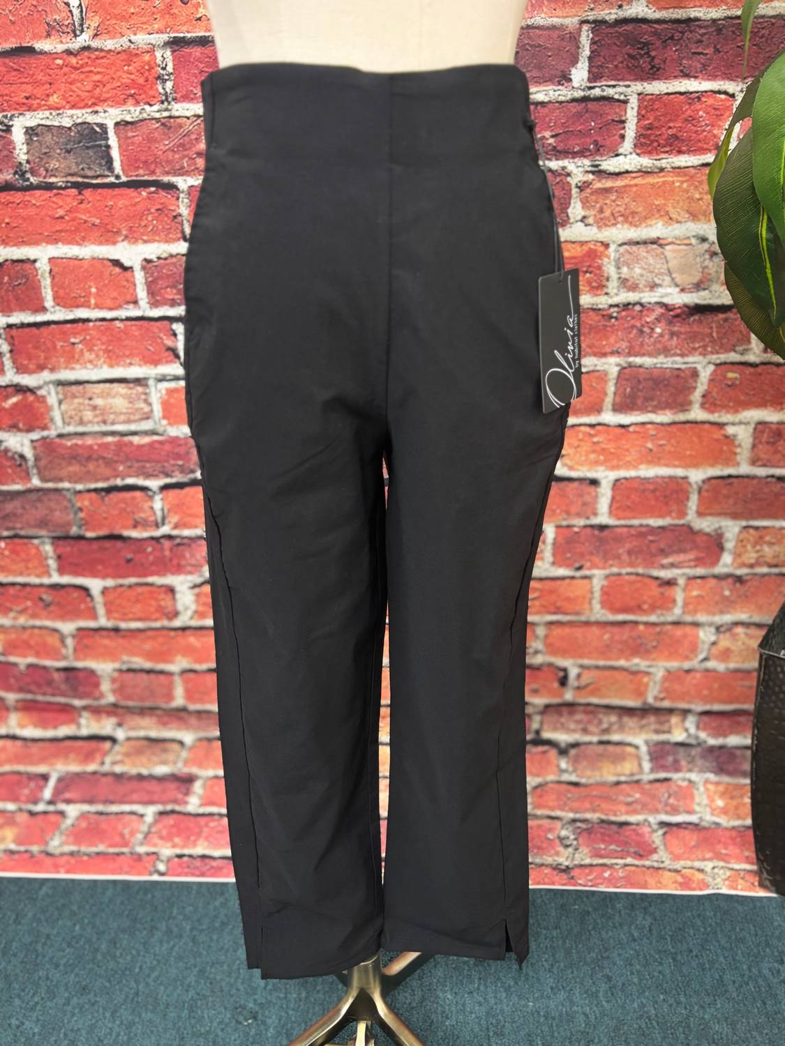 Women's Streamline Chic Pull-On Capri In Black