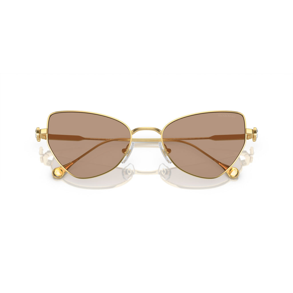 Cat-Eye Sunglasses With Crystal Embellishments