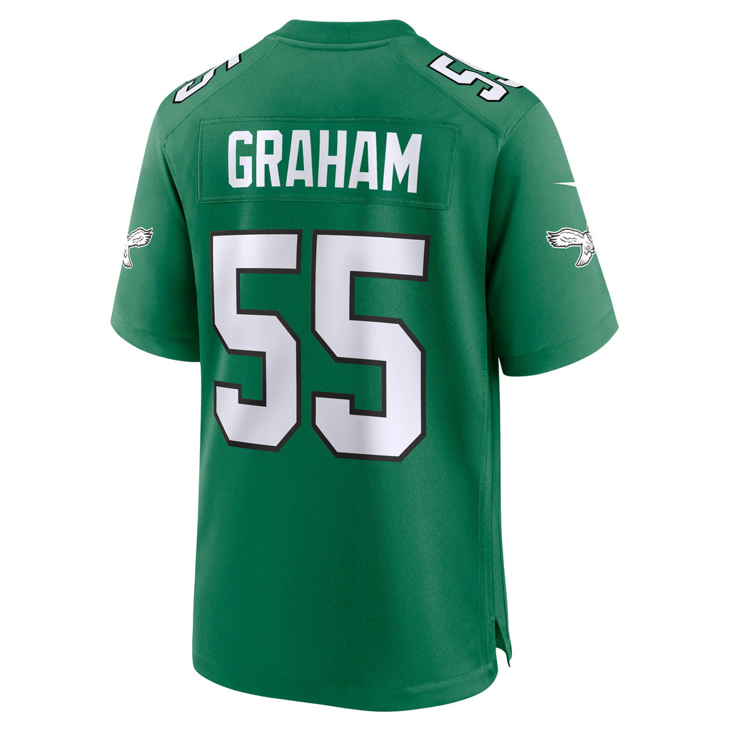 Philadelphia Eagles Brandon Graham Kelly Green Alternate Game Jersey
