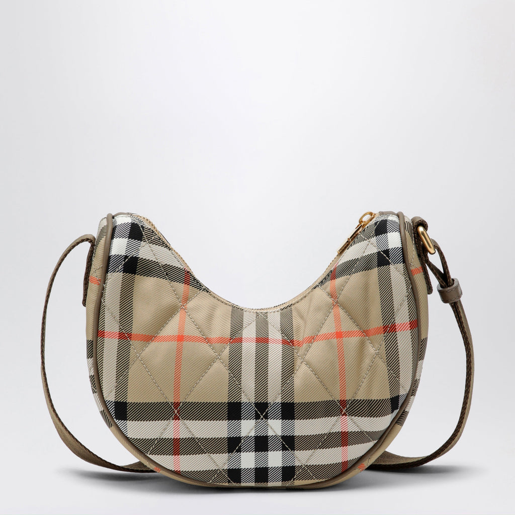 Burberry Horseshoe Quilted Nylon Crossbody Bag Women