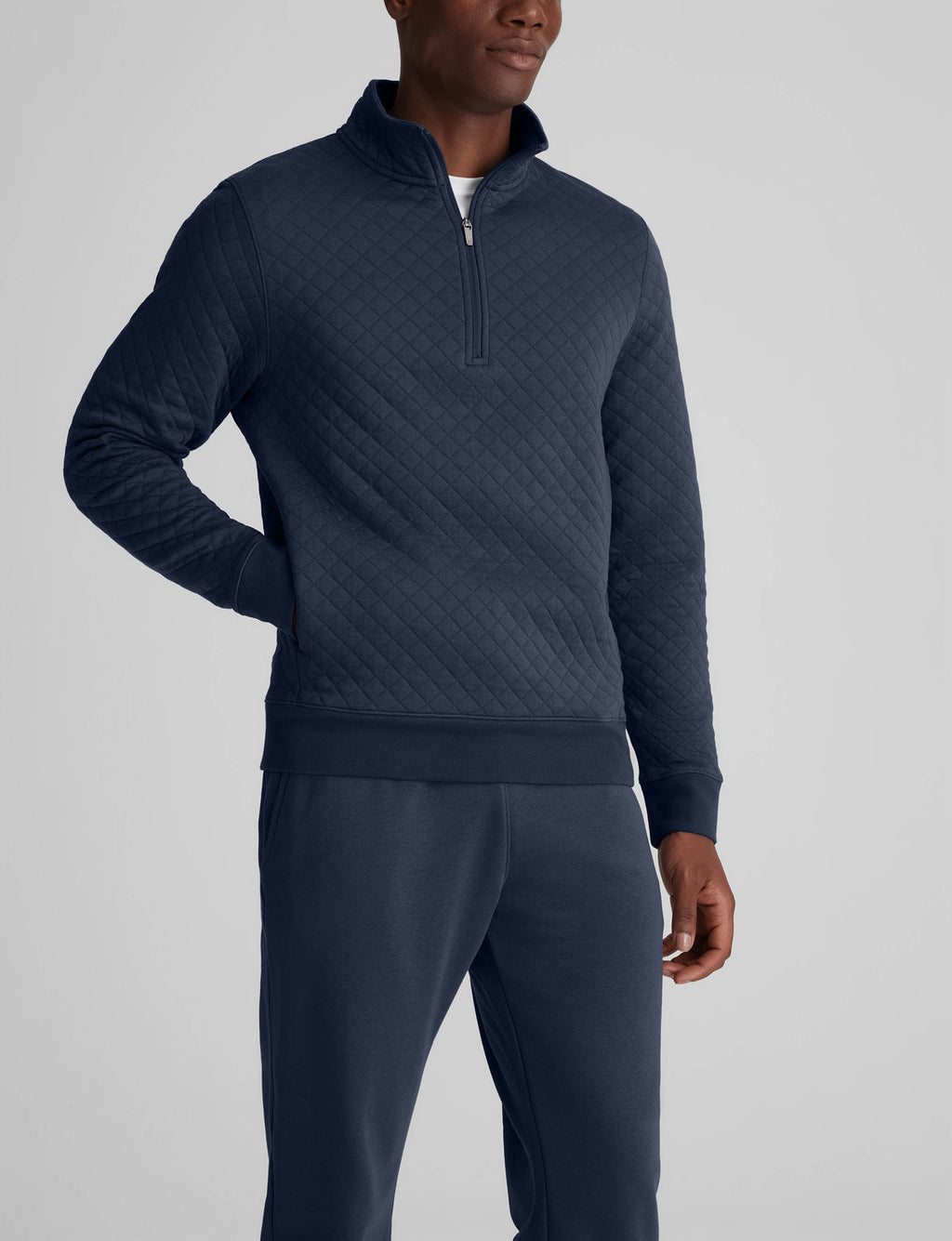 Men's Quilted Quarter Zip