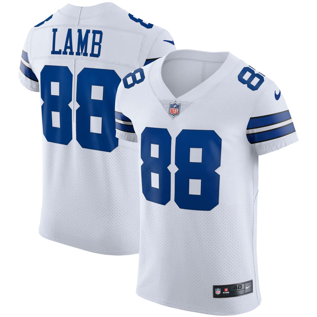 Dallas Cowboys CeeDee Lamb White Vapor Elite Jersey