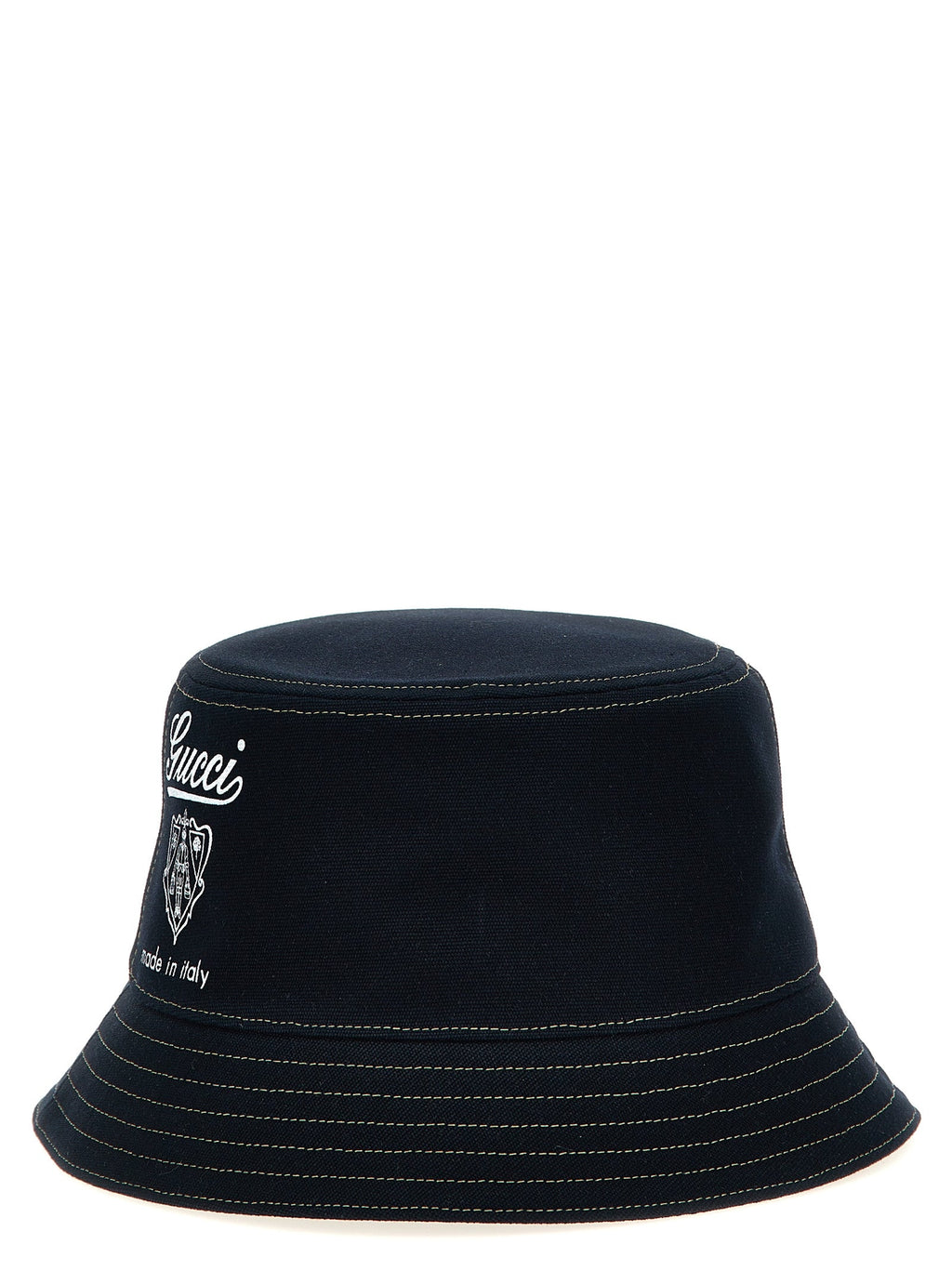 Gucci Men Gucci Coat Of Arms Bucket Hat