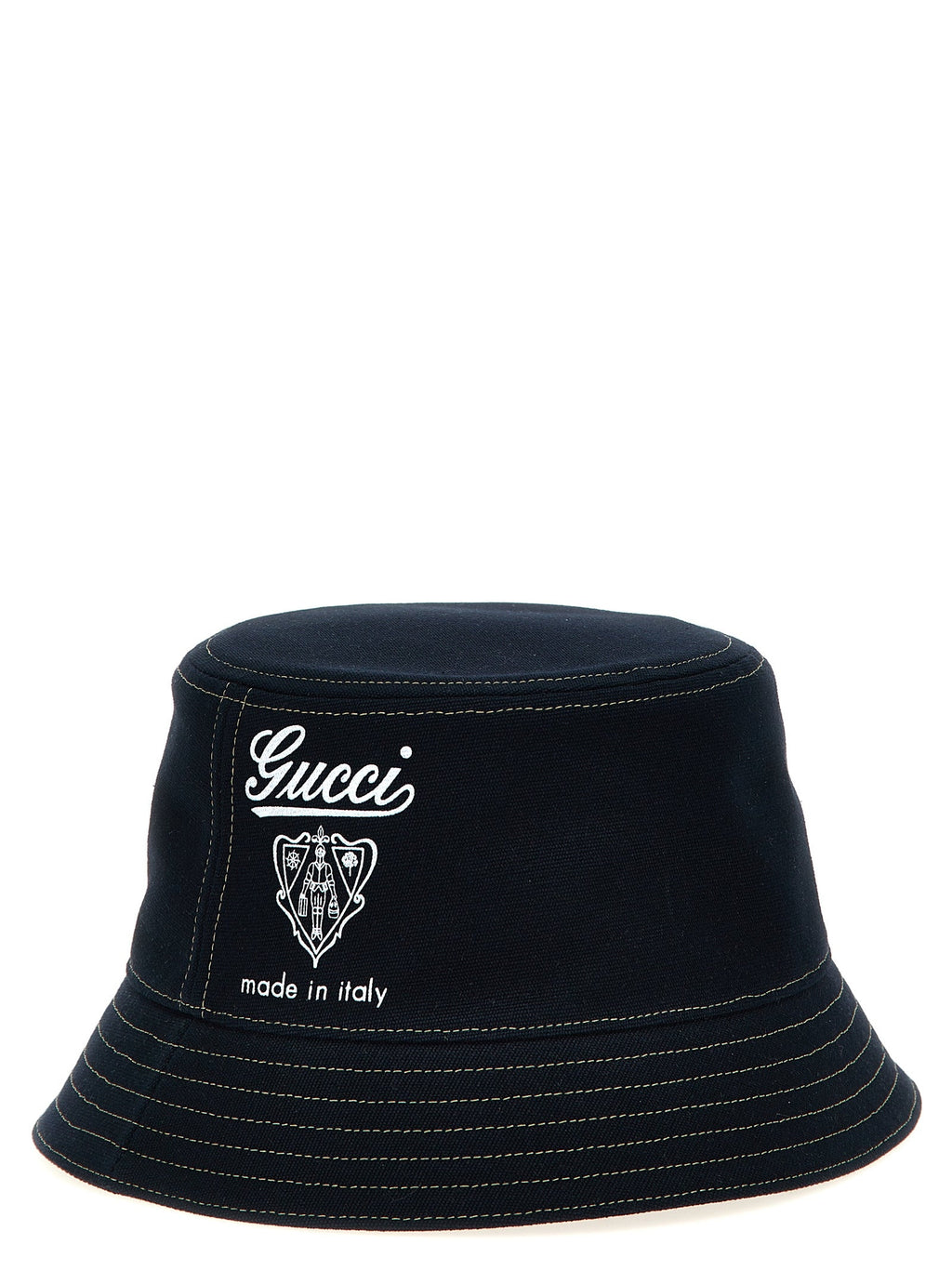Gucci Men Gucci Coat Of Arms Bucket Hat