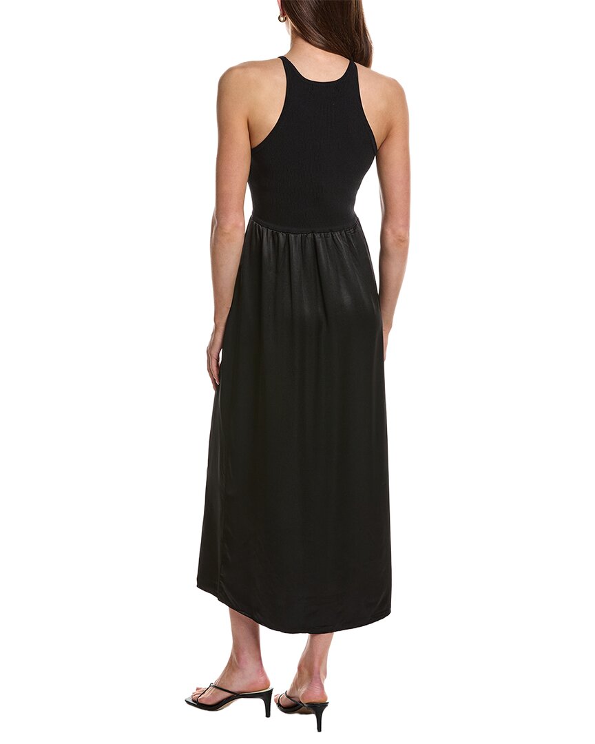 525 America Deanna Mixed Media Sweater Midi Dress