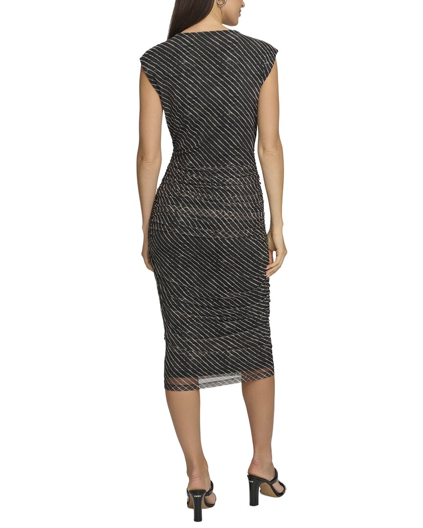 DKNY Print Mesh Dress