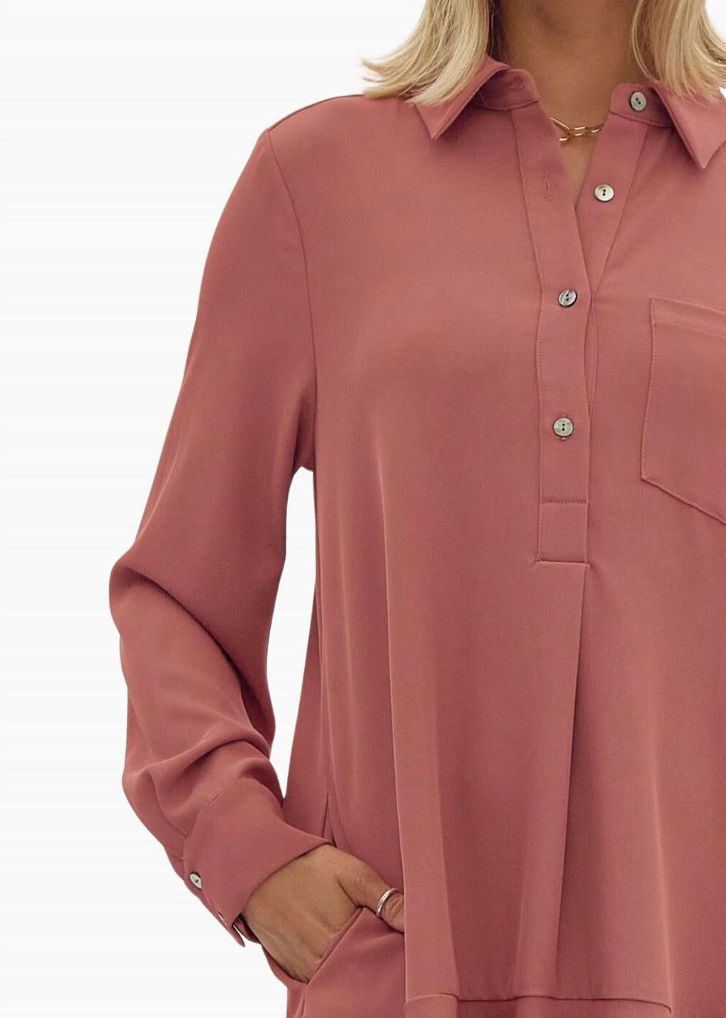 Darcy Flutter Mini Dress In Mauve