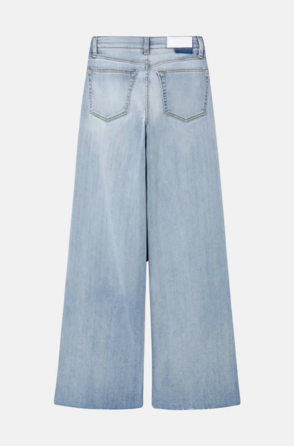 Women's Mid Rise Palazzo Jeans In Cielito