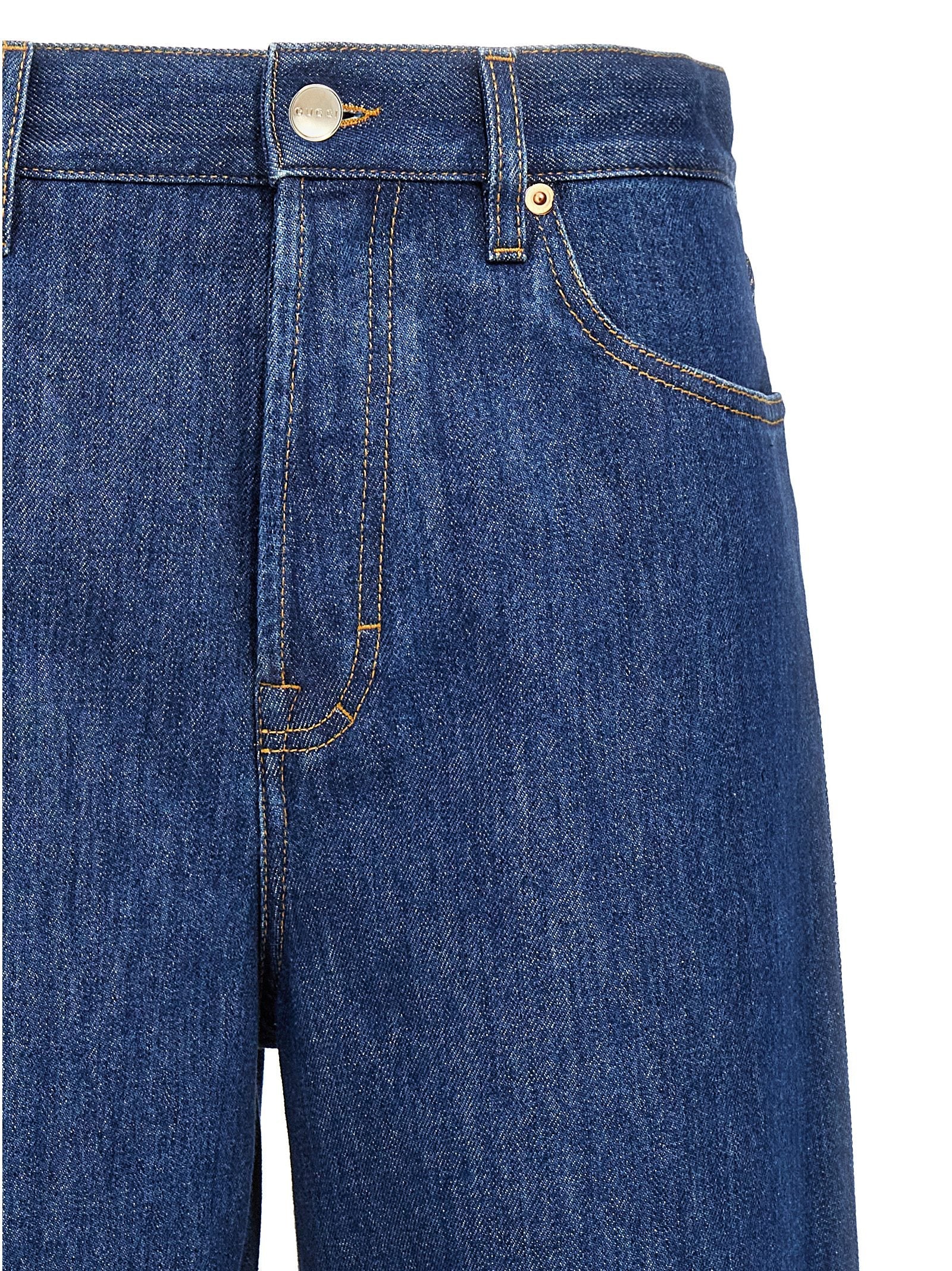 Gucci Women Cotton Jeans