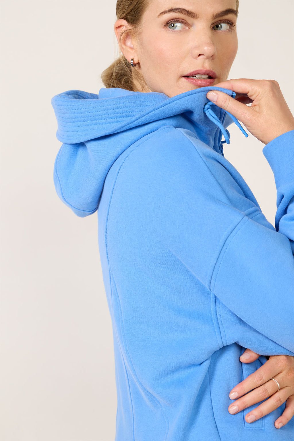Women's Cotton Fleece Zip Up Hoodie