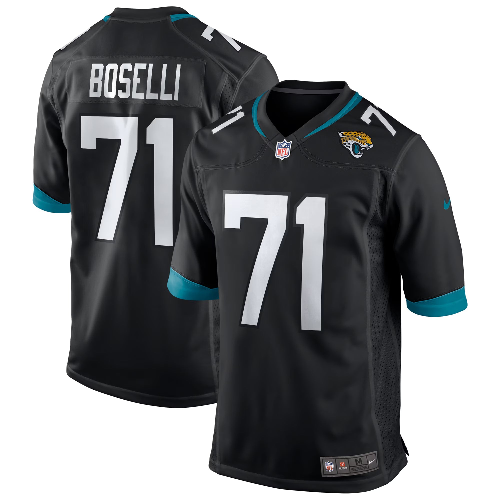 Jacksonville Jaguars Tony Boselli Black Retired Player Alternate Game Jersey